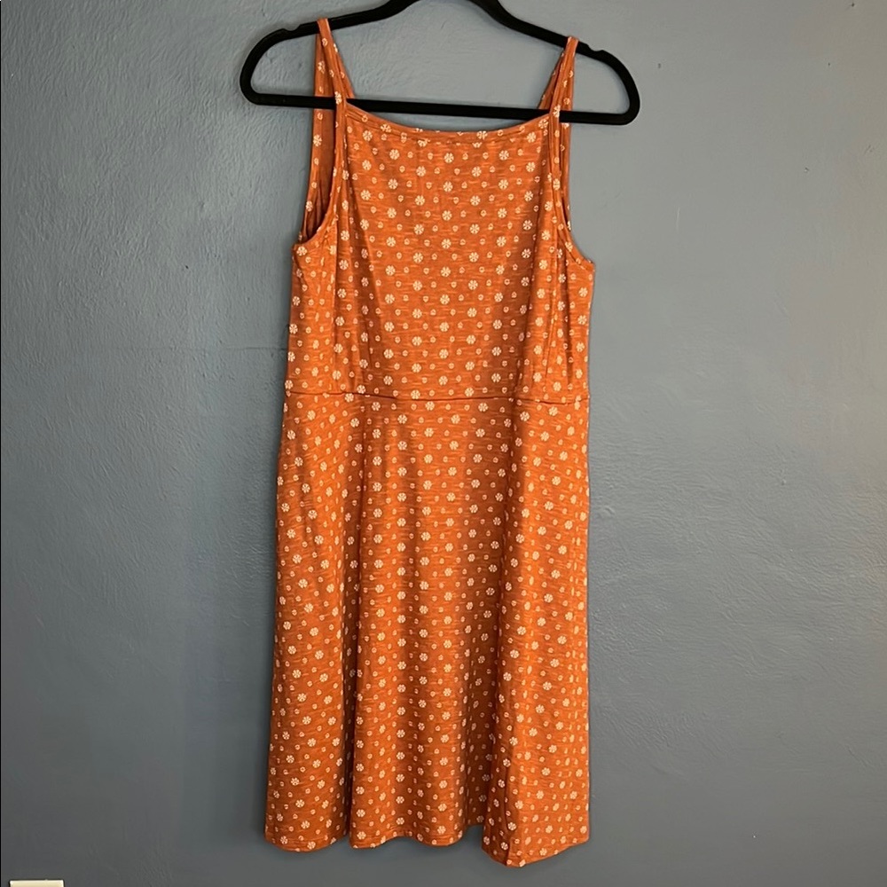 Orange Polka Dot Dress